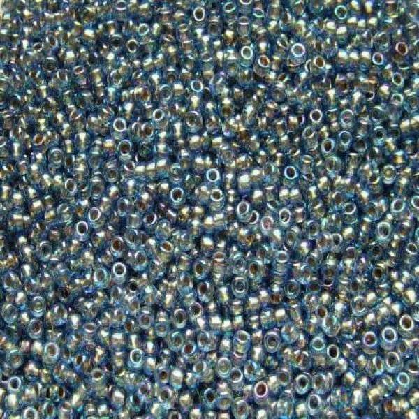 Toho Rocailles TR-997 Gold Lined Rainbow Light Sapphire