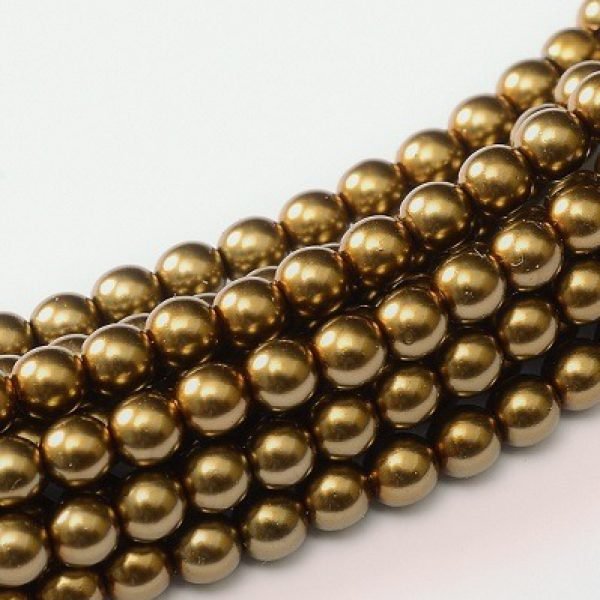 Pressed Beads PB-10270 Brass