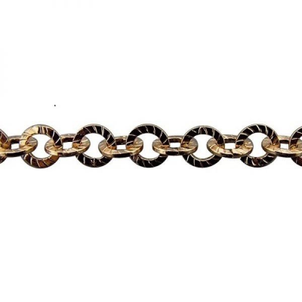 Ketting 5.2x1mm Antique Copper