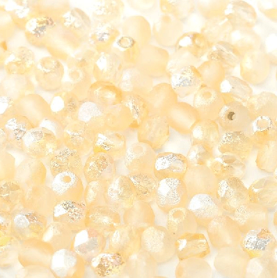 Fire Polisch Facet FP-00030/98581 Etched Crystal Yellow Rainbow