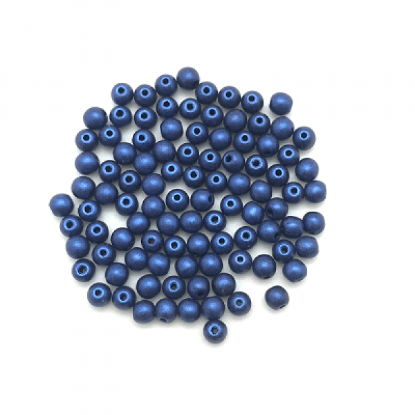 Pressed Beads PB-77065CR Satured Metallic Lapis Blue