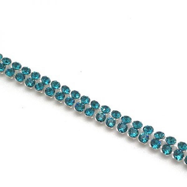 Crystal Mesh 40001/40000-229 Blue Zircon