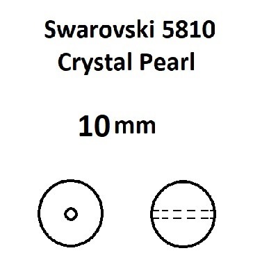 10 mm Crystal Pearl