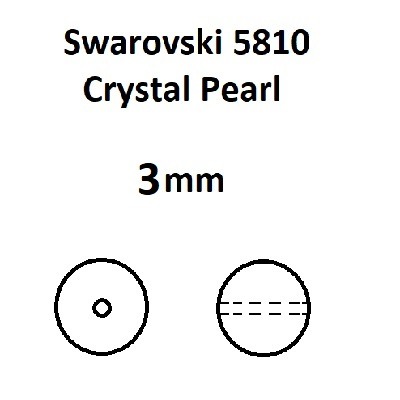 3 mm Crystal Pearl