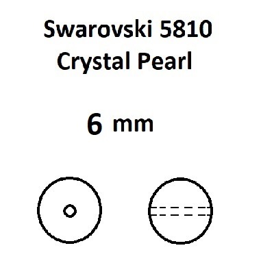 6 mm Crystal Pearl