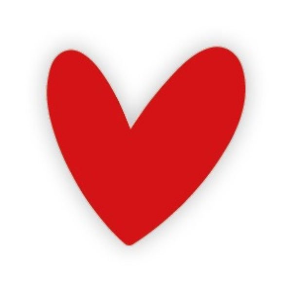 Stickers Hart 35mm Red