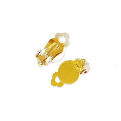 Oor Clipsen 10x18mm Stainless Steel Gold