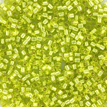 Miyuki Delica DB-147 Silverlined Chartreuse