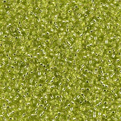 Miyuki Rocailles SB-14 SilverLined Charteuse